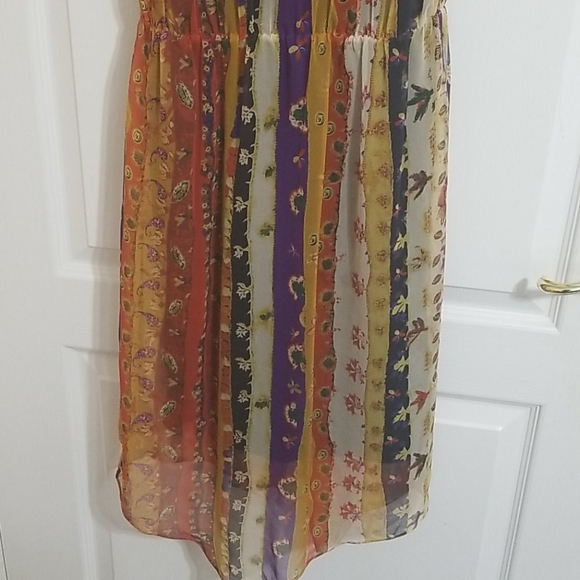 Diane von Furstenberg Silk Multi Pattern Dress 4 - Picture 12 of 16